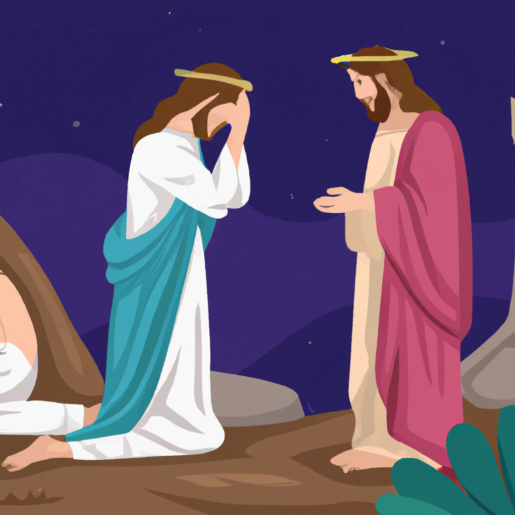 Jesus stands grief-stricken at his friend’s tomb, consoling Mary in her sorrow and raising Lazarus to new life