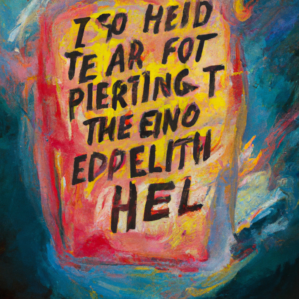 Image generated from Dall.e prompt 'An expressive oil painting of A plea for urgent help, God's constant presence and intervention like a saving shield.'