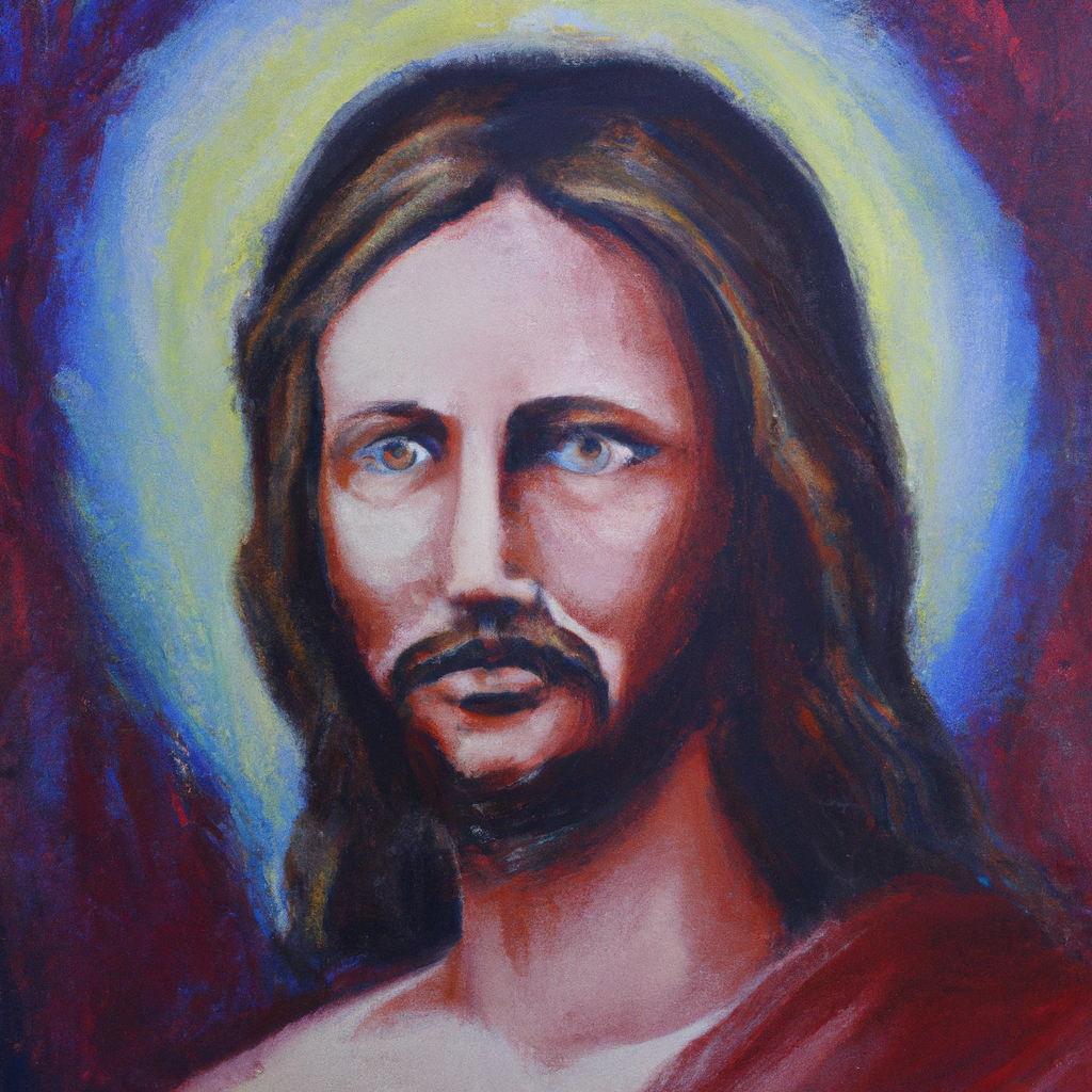 Image generated from Dall.e prompt 'An expressive oil painting of Christ is the image of the invisible God, creator, sustainer, and reconciler of all things in heaven and earth.'