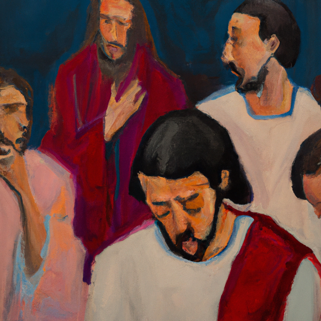 Image generated by AI from Dall.e prompt 'An expressive oil painting of A servant listening, teaching, being opposed but not giving up, confident in God's help.'